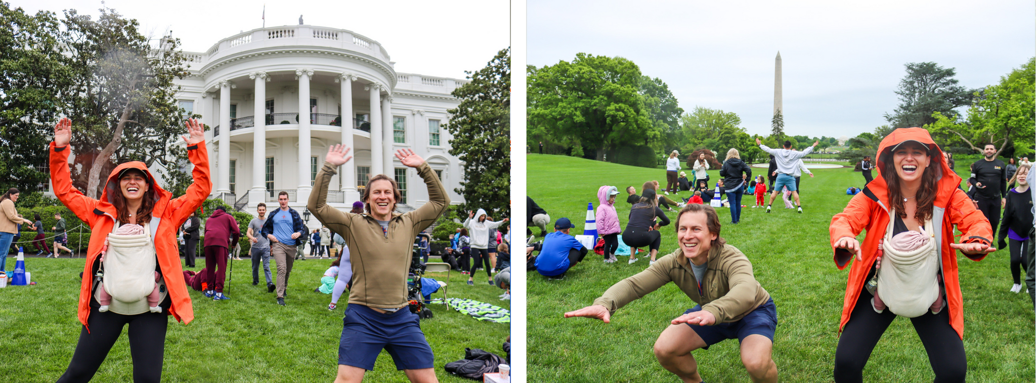 Compass Coffee team works out at the White House with cold brew coffee