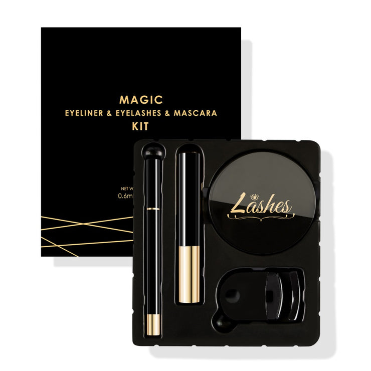 Magic Magnetic Eyeliner Eyelashes and Mascara kit - Dramaflage