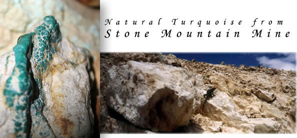 Stone Mountain Turquoise in northern Nevada