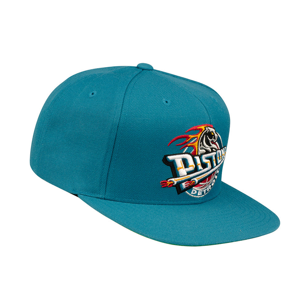 teal pistons snapback