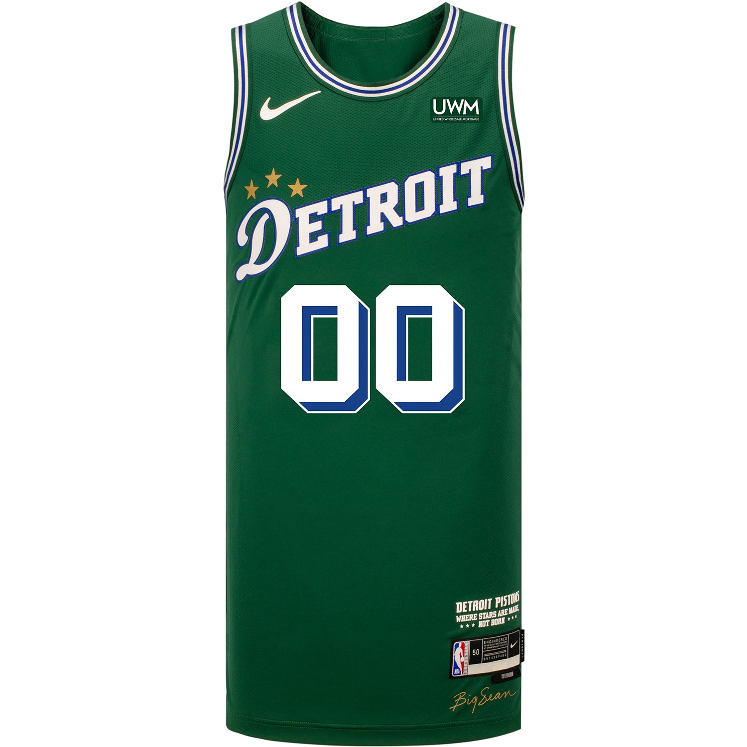 Detroit Pistons Personalized Nike City 