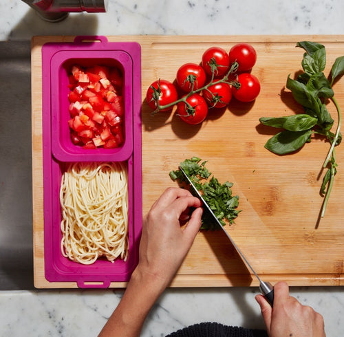 Cutting Board Meal Prep Solution Great For Small Spaces – TidyBoard