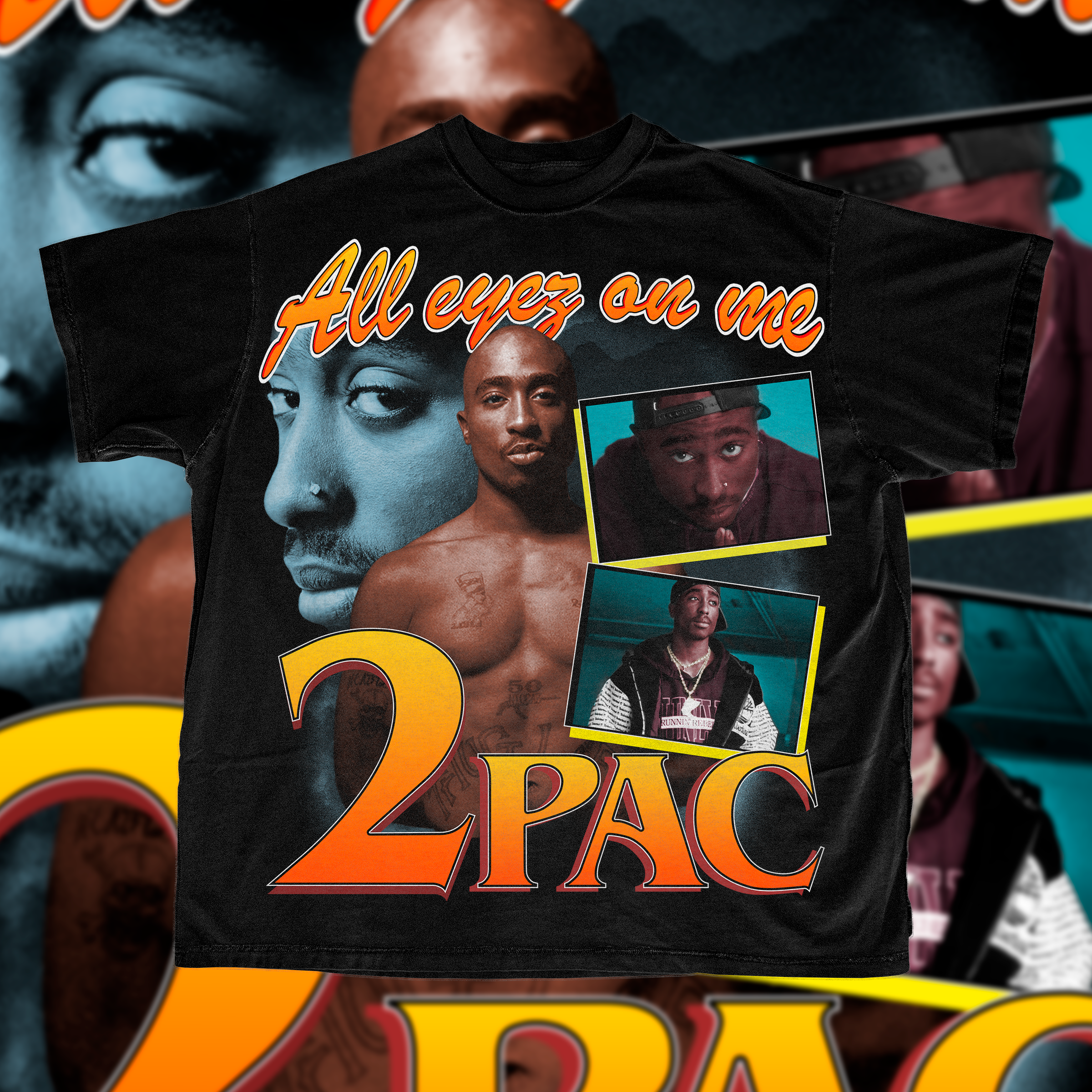 2 PAC Unisex Fit Graphic Tee