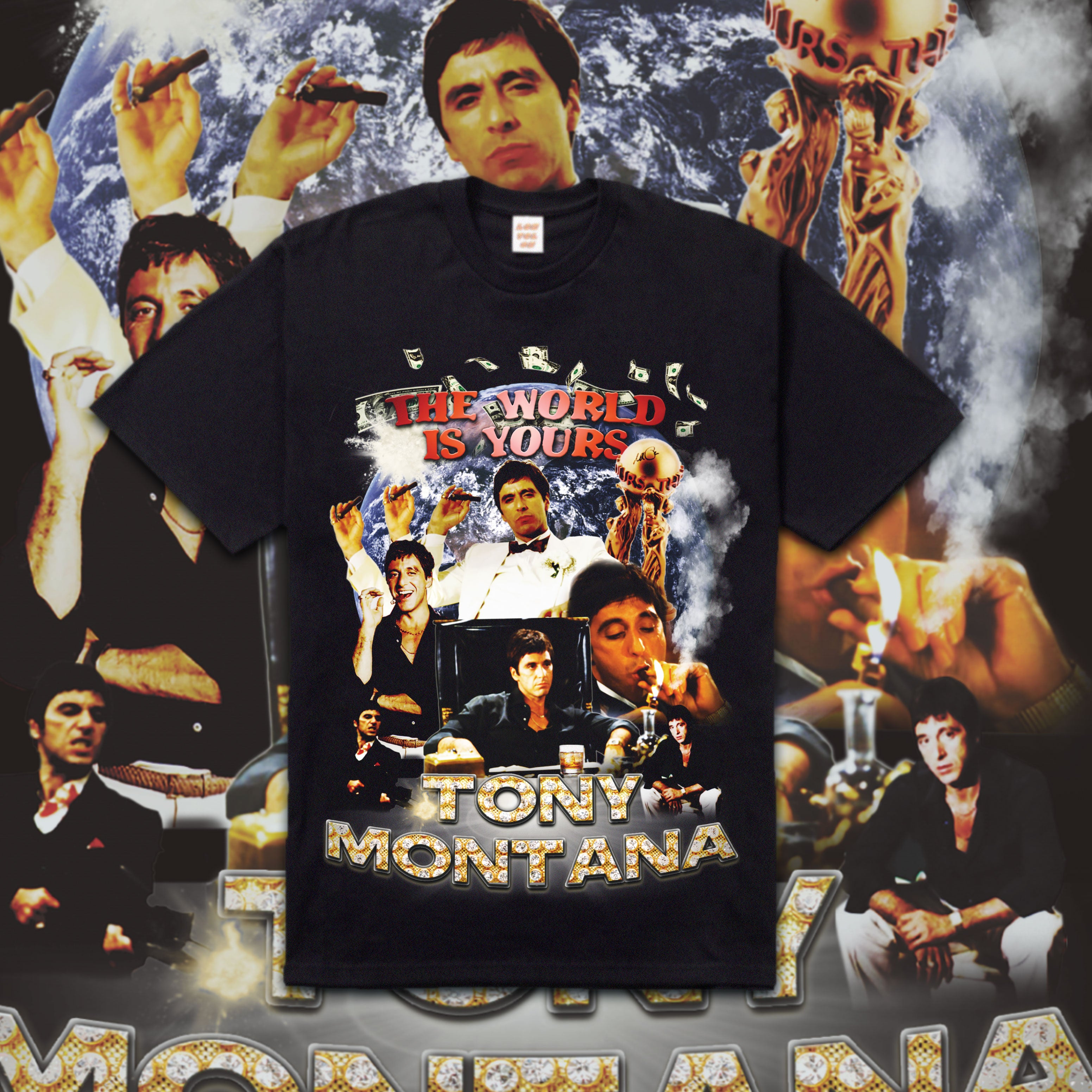 Tony Montana AKA Scarface Unisex Fit Graphic Tee