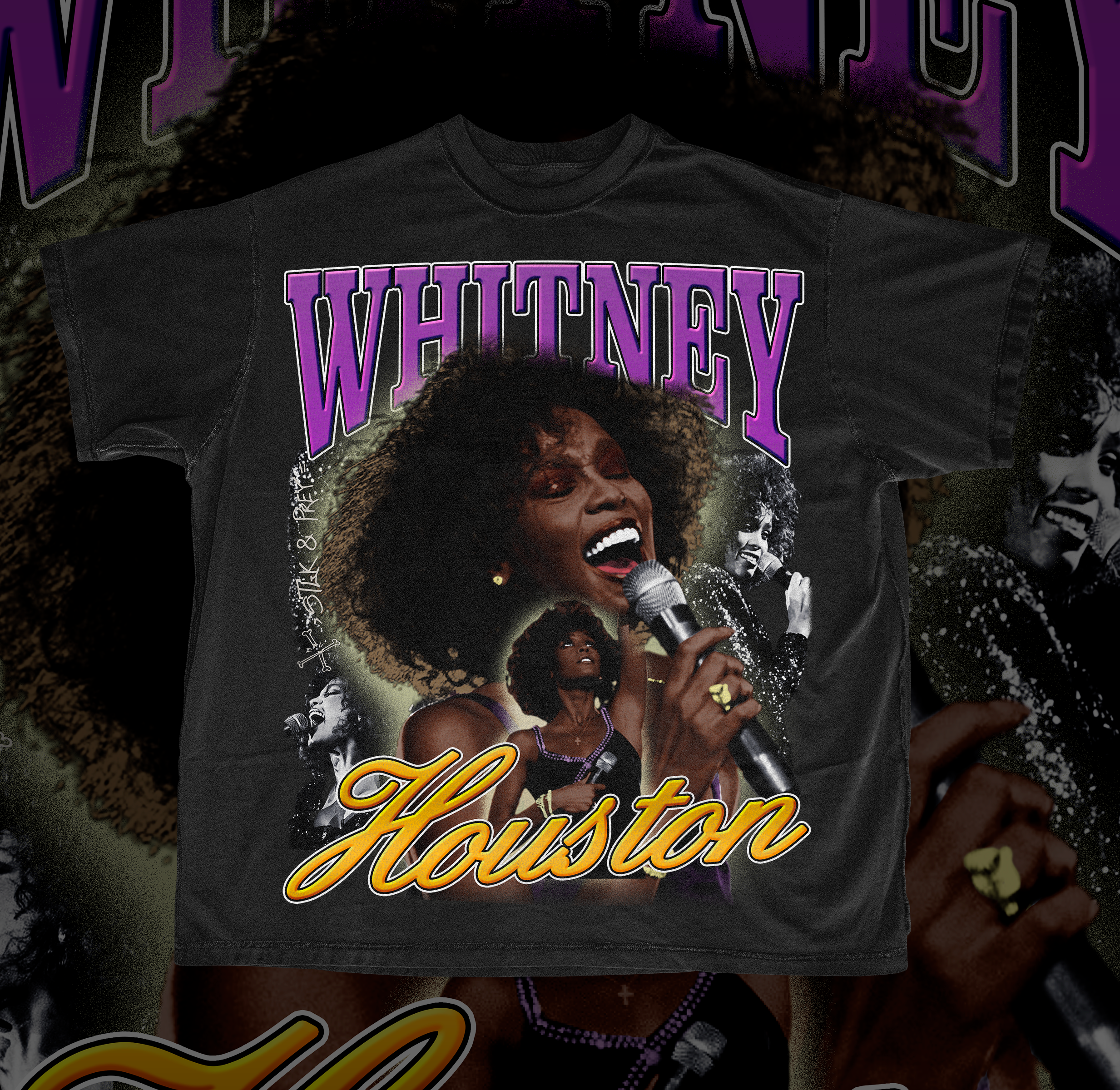 WHITNEY HOUSTON Unisex Fit Graphic Tee