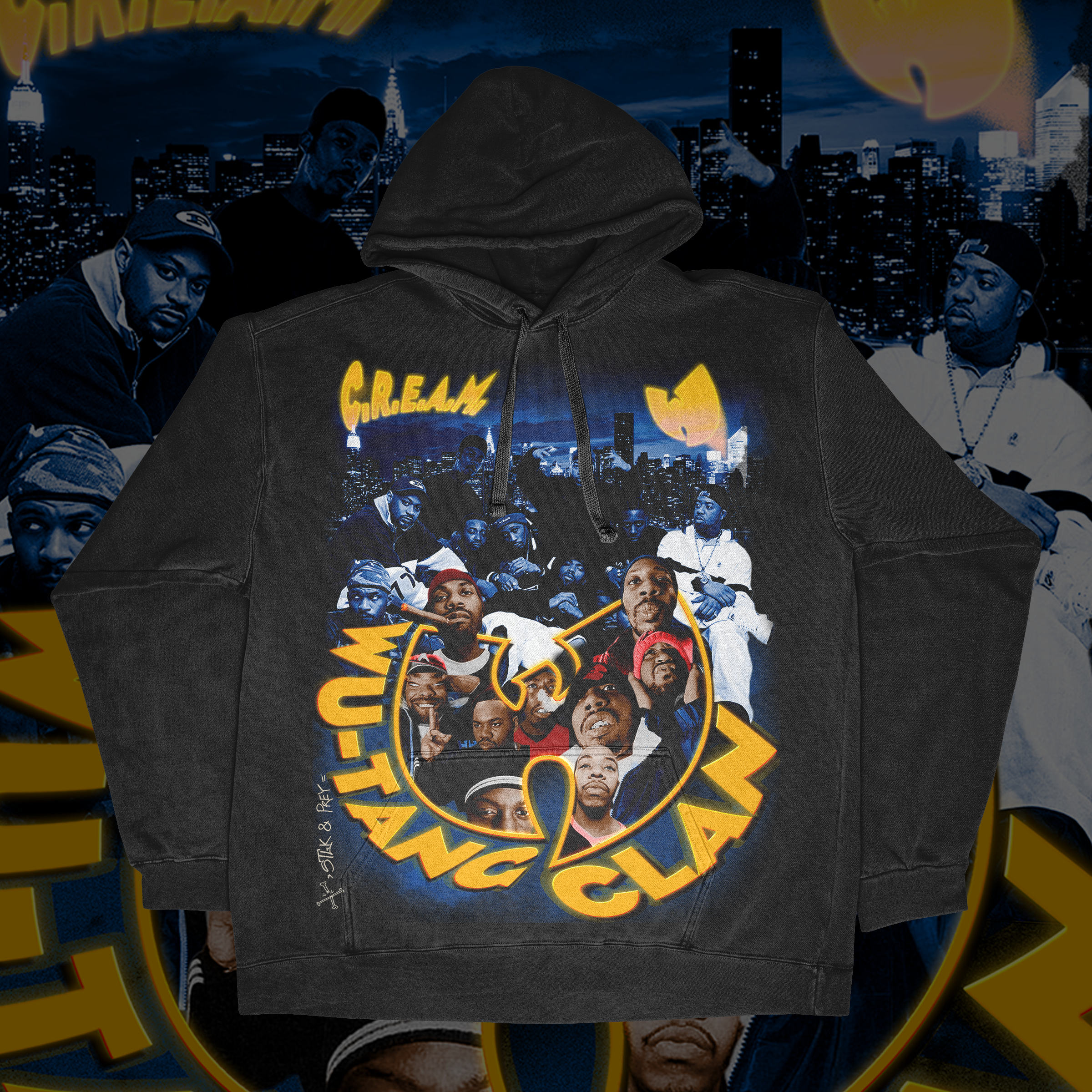 WU TANG CLAN Unisex Fit Graphic Hoodie