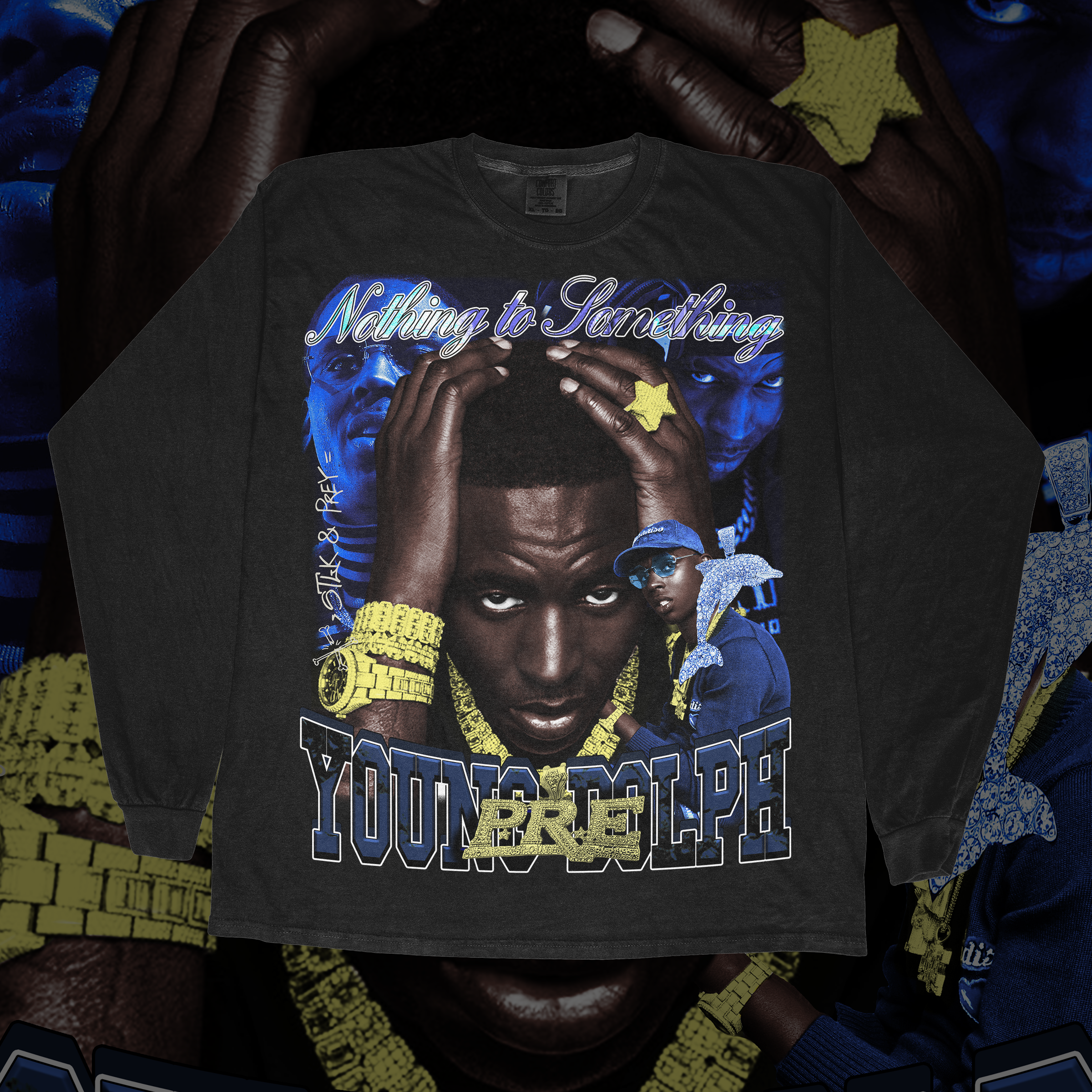 YOUNG DOLPH Long Sleeve Tee Unisex Fit Graphic Tee