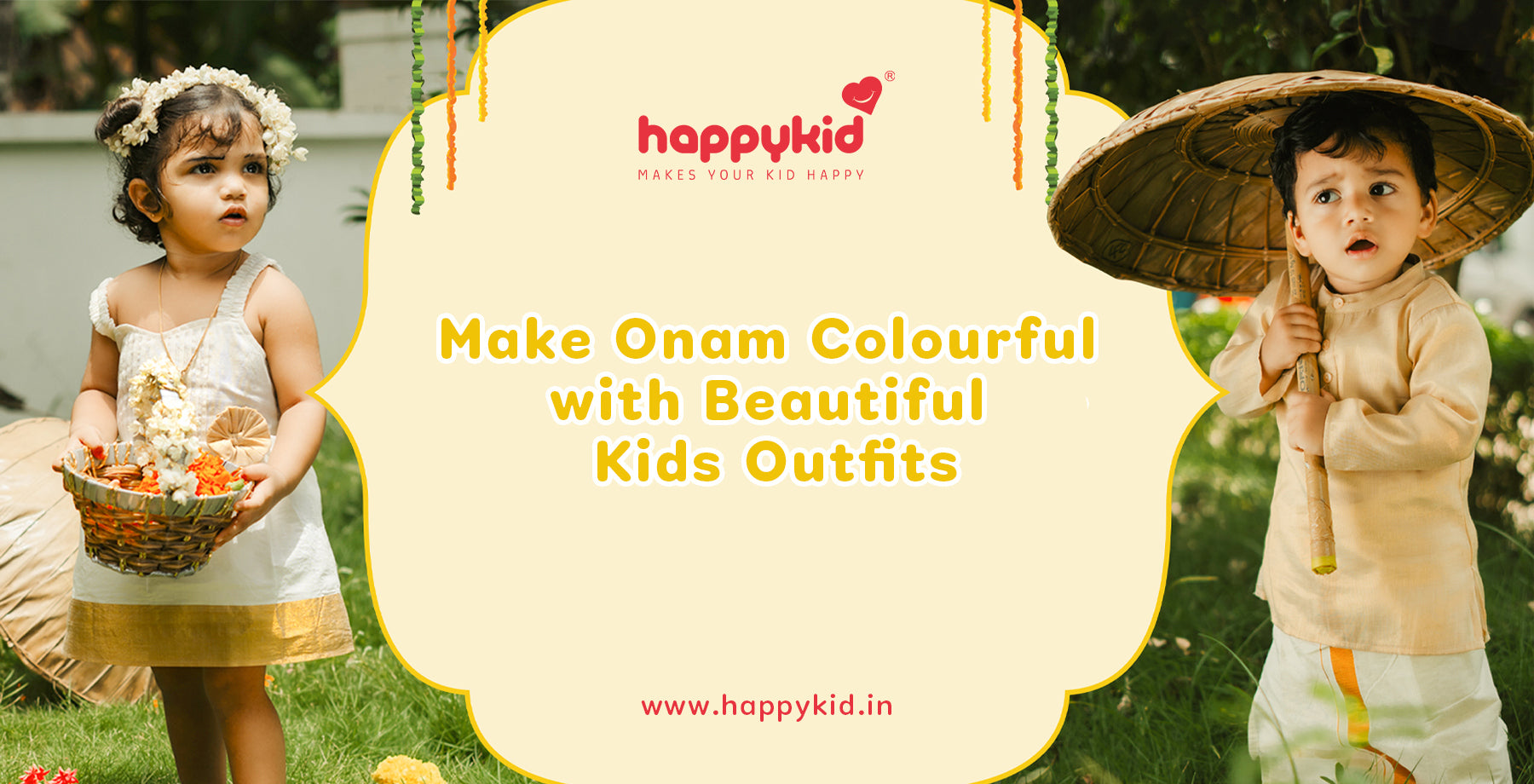Make Onam Colourful with Beautiful Kids Outfits – Happykid Online