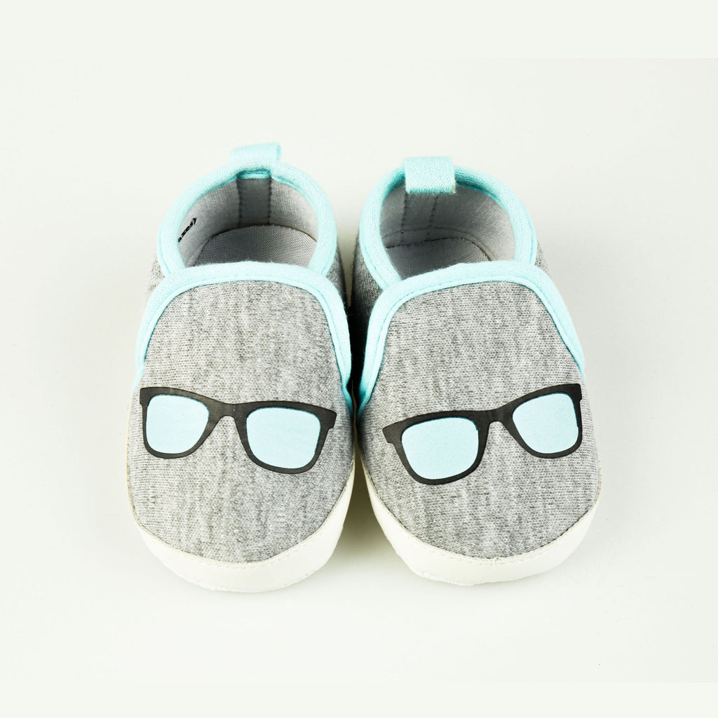 Grey Soft and Stylish Booties for Babies