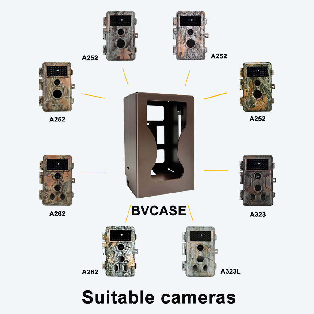 Carcasas intercambiables para cámaras de fototrampeo 