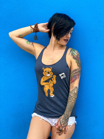 Vikerrious modeling the Bear Arms design by skinnybuddha artist @ash_lethal