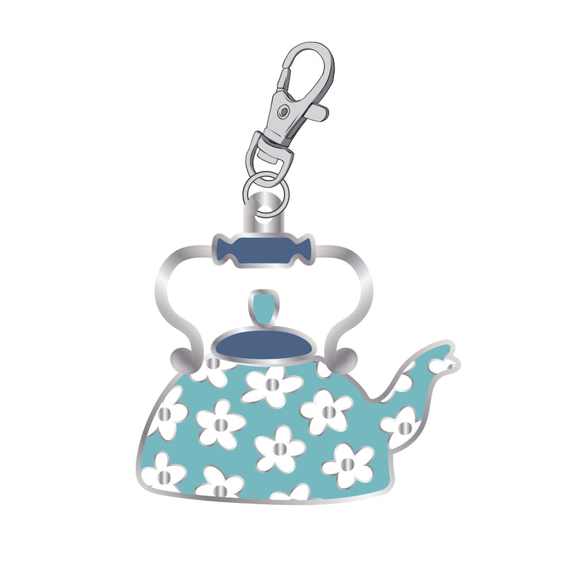 Lori Holt Cook Book Enamel Charm - Teapot