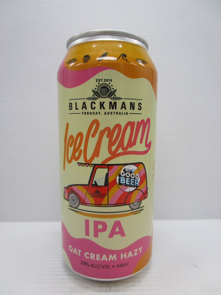 Blackman's Ice Cream Oat Cream Hazy IPA 7% 440ml – Grape And Grain