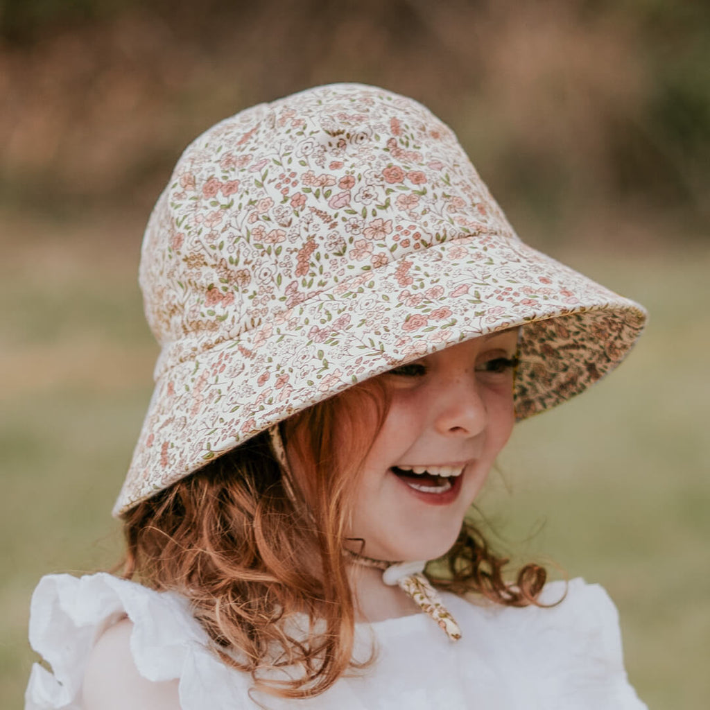 Ponytail Bucket Sun Hat - Violet – Liv N Moo