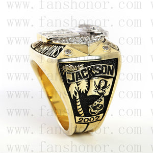 2002 Tampa Bay Buccaneers Super Bowl XXXVII Champions 14K Gold & Diamond  Ring