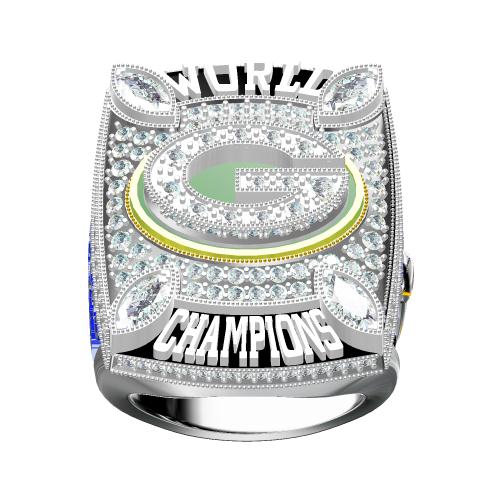 SPECIAL EDITION Green Bay Packers Super Bowl 935 Silver Engagement Ring  (2010)