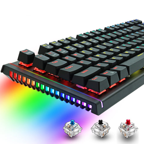T68SE 60 Percent Keyboard Mechanical, LED Backlit Wired Keyboard  Ultra-Compac