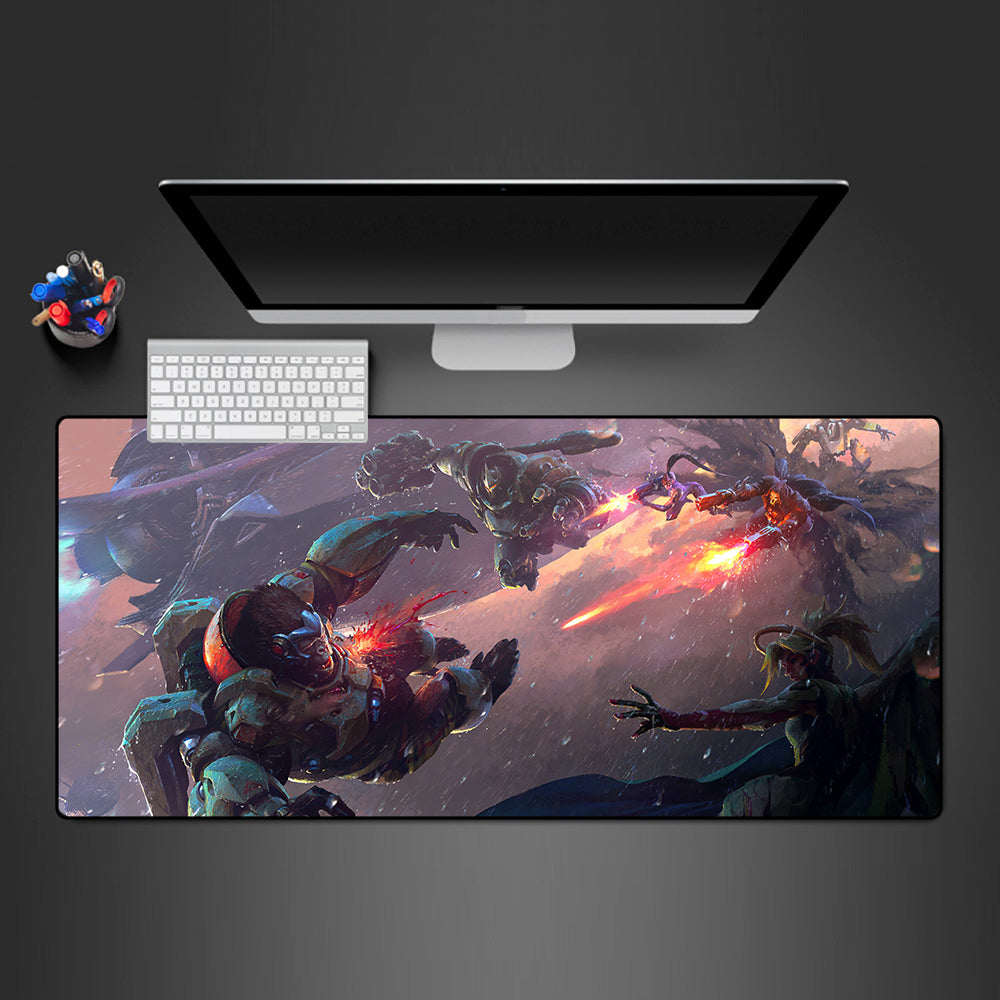 Overwatch Fall Design M-XXL Size Gaming Mouse Pad, Computer Desk Mat
