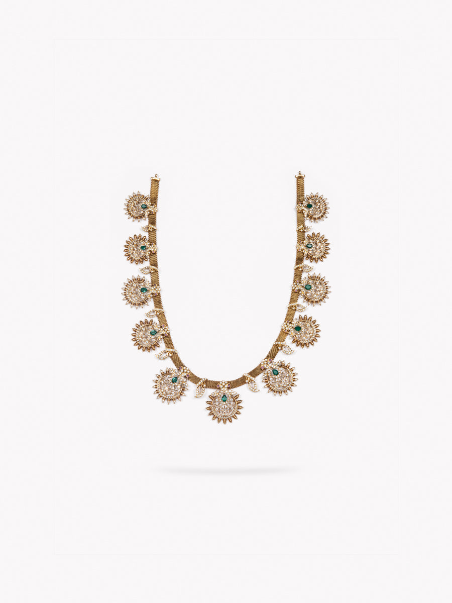 Reill Chand Cubic Zircons Closed Setting Long Necklace – Divas Mantra