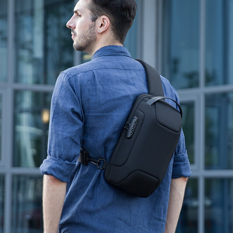 Sling Bag with TSA Lock Men Crossbody Bag Free-Charging Men Shoulder Bag – zinmark