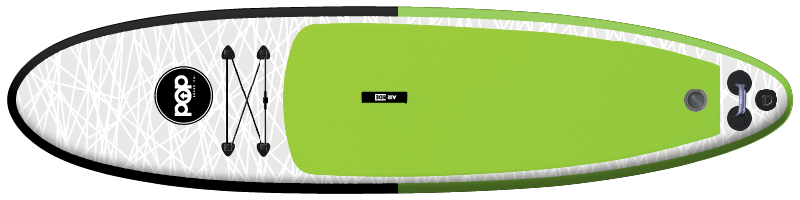 The POP Up board in green and black
