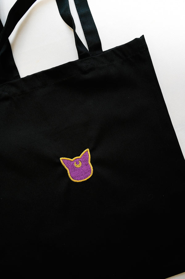 Sailor Moon Luna Embroidered TOTE BAG