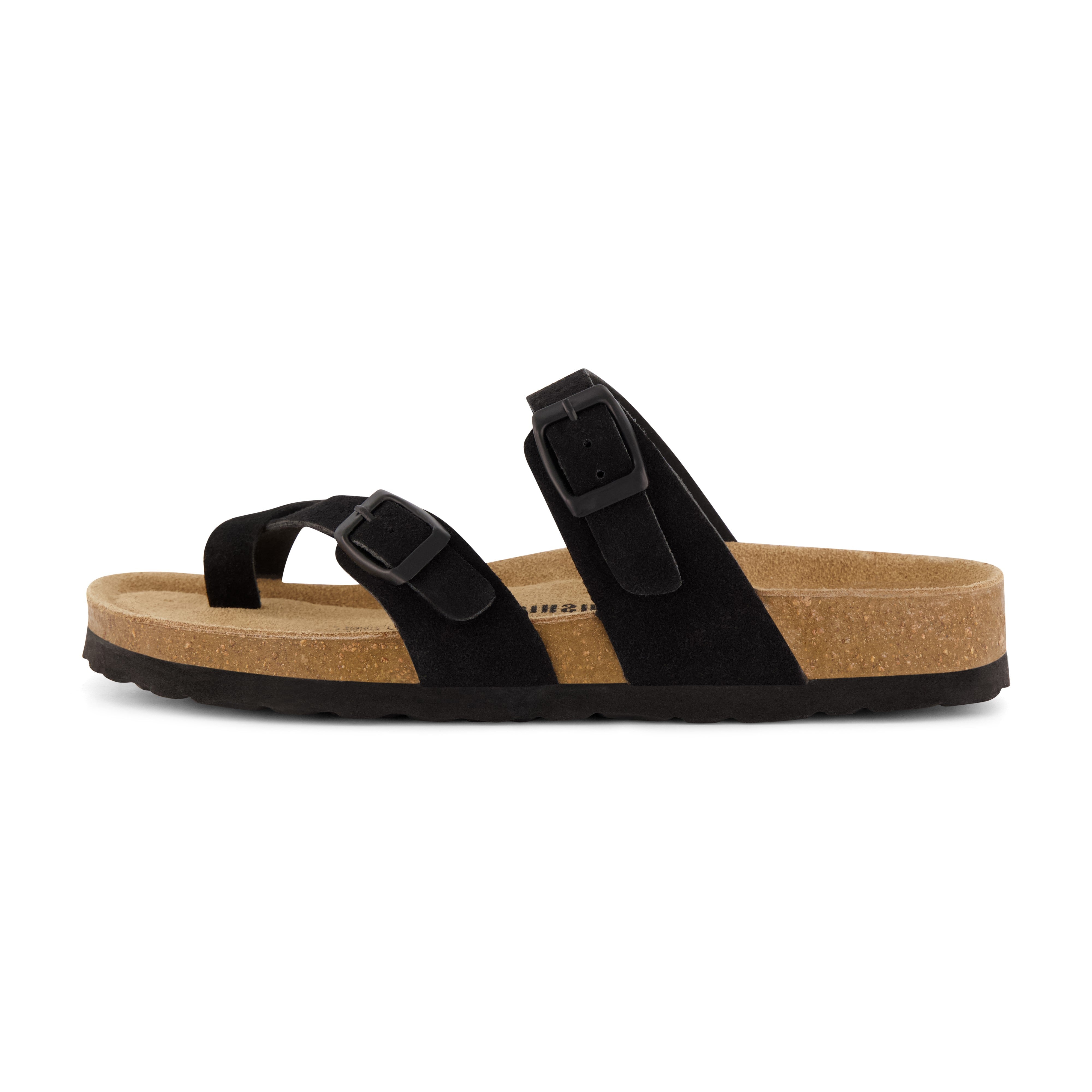 Luna Cork Footbed Thong Sandal Textured