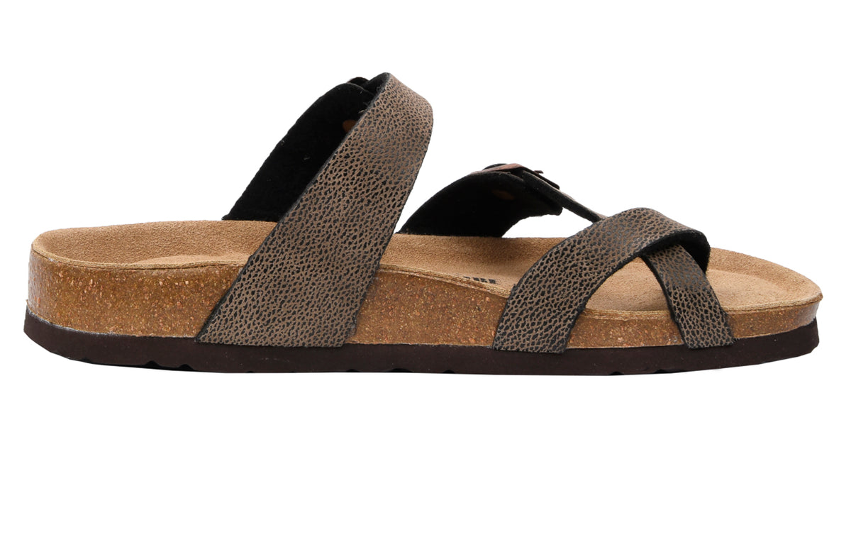 Luna Cork Footbed Thong Sandal Textured