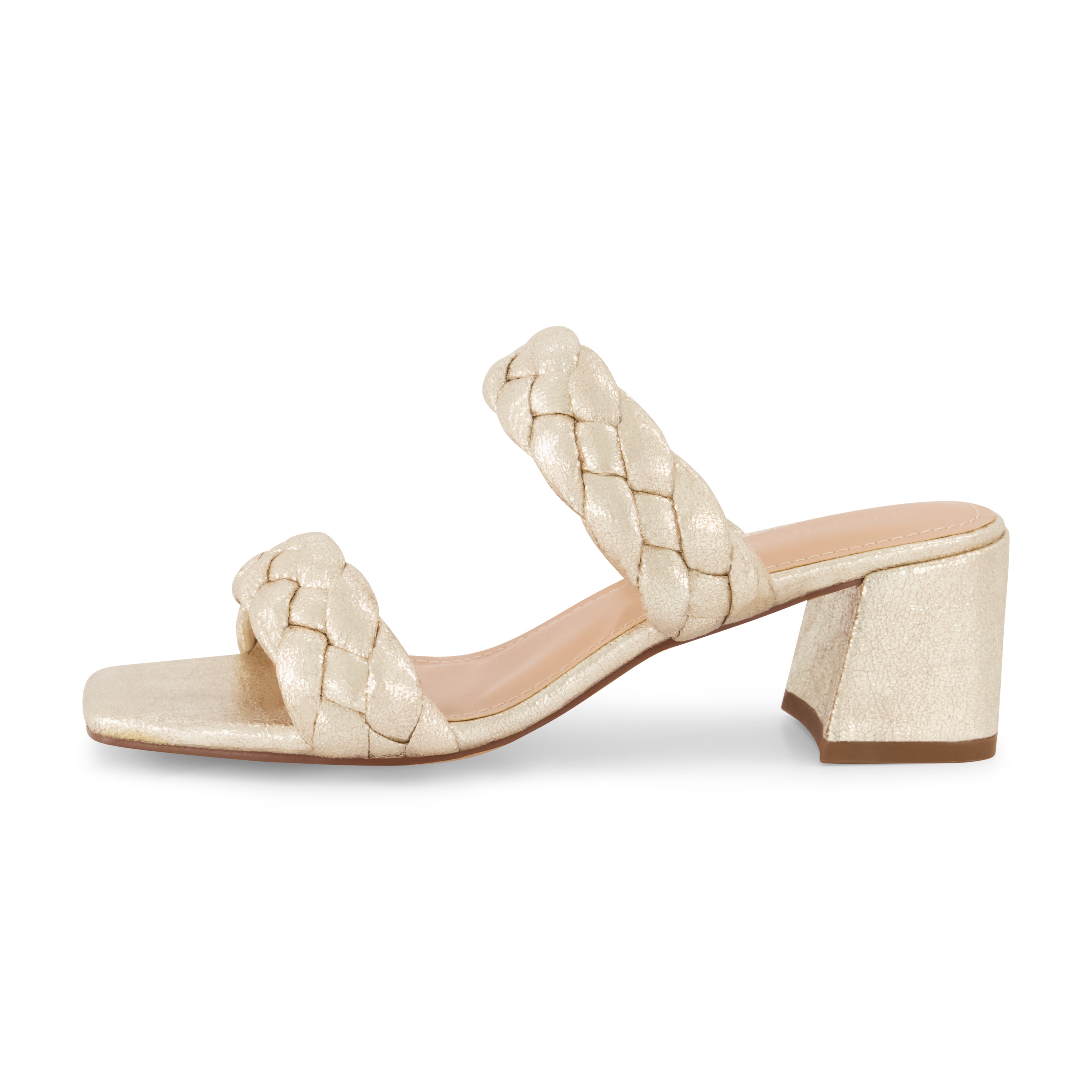 Onyx Braided Two Band Sandal Neutral