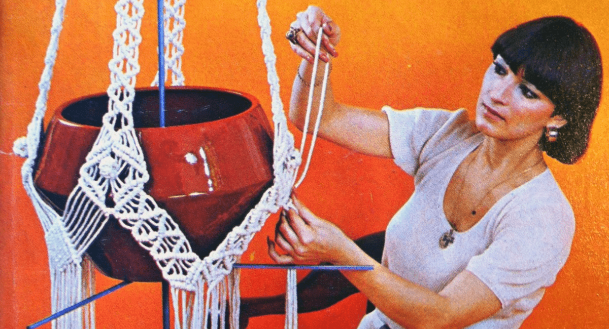 Macramé Années 70