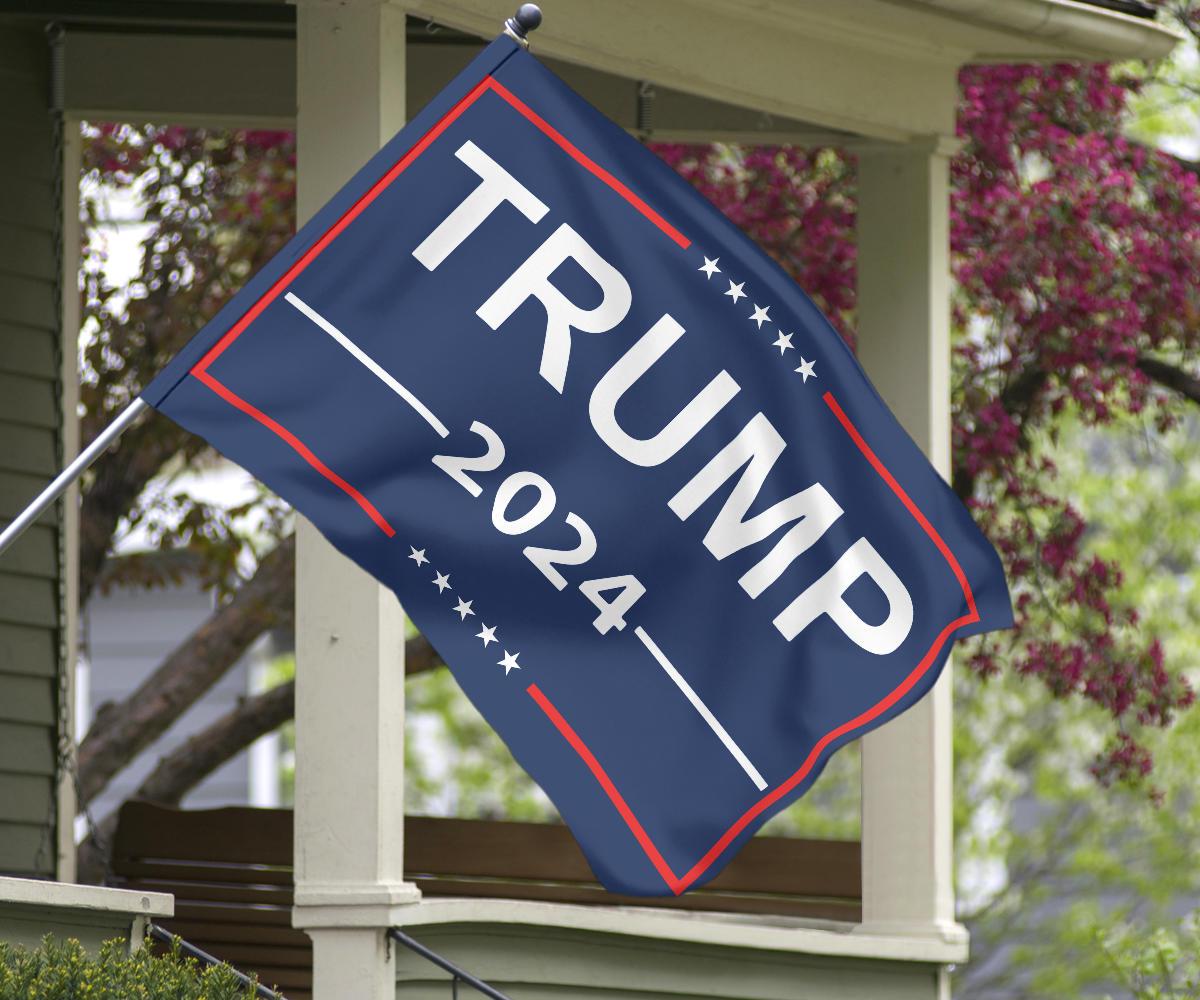 Trump 2024 Sign Donald Trump For President Flag Trump2024 For Republic