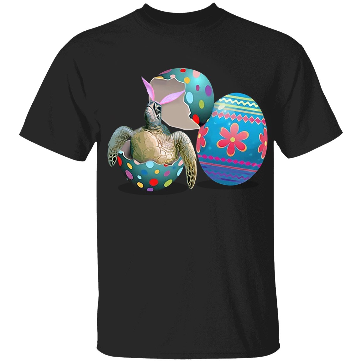 Turtle Egg Easter T-Shirt Funny Turtle Tee Easter Shirt For Adult Gift