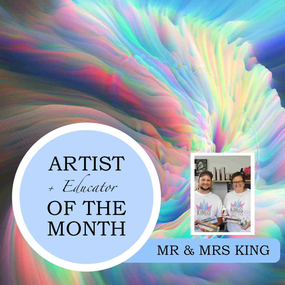 August Alcohol Ink Artist & Educator Of The Month