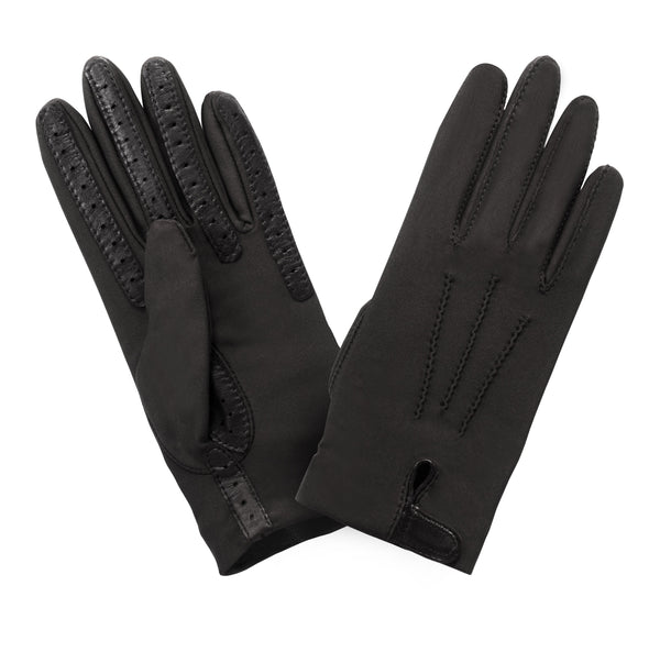 Gants de conduite en cuir pour femmes (Couleur: No selection: Gris, Taille:  No selection: XS)