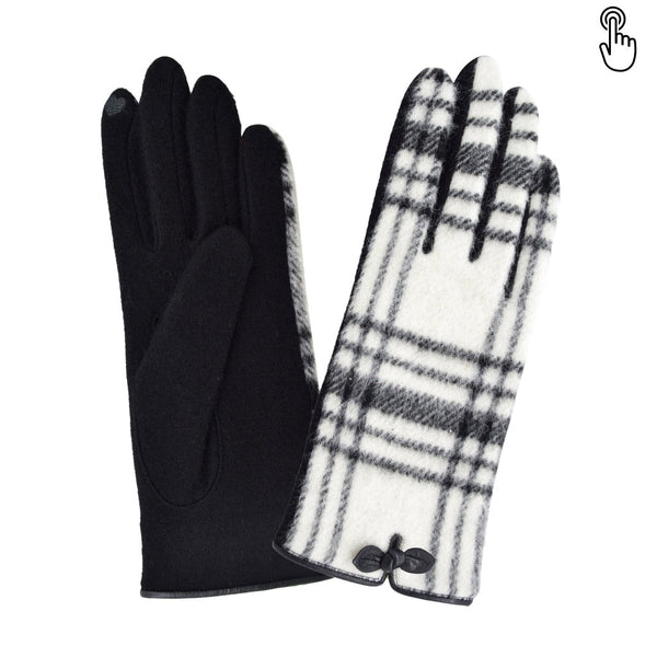 Gants tactiles taille unique laine polyester - SANTA CLARA