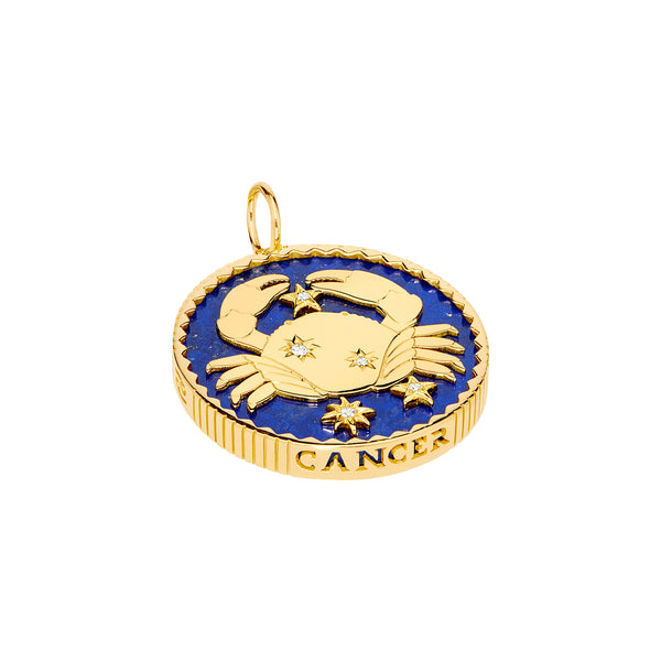 David Webb Zodiac Capricorn Pendant Necklace