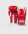 Guantes de Boxeo Venum Giant 3.0 - Cuero Nappa - Con cordones - Rojo Foto 2