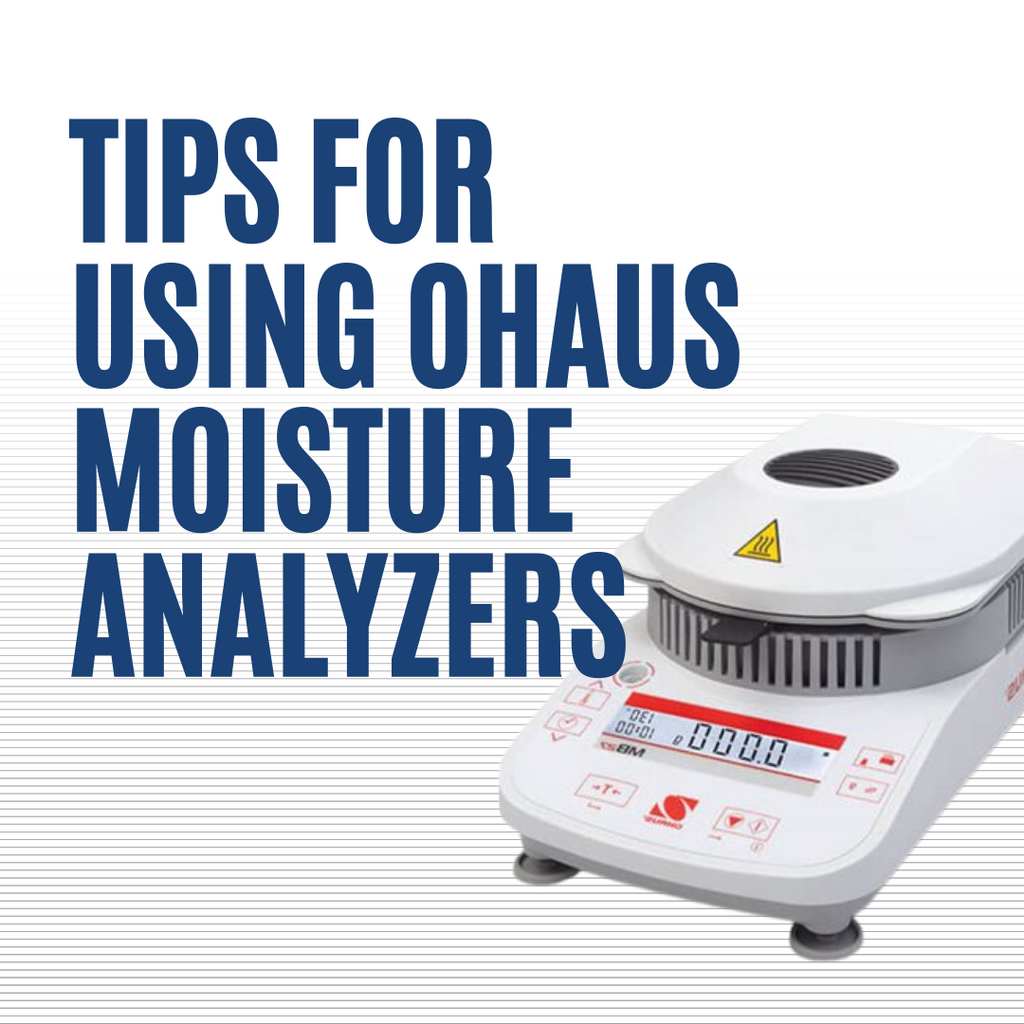 Tips for Using Ohaus Moisture Analyzers