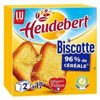 ***PROMO***Heudebert La biscotte 2x17 biscottes 290g