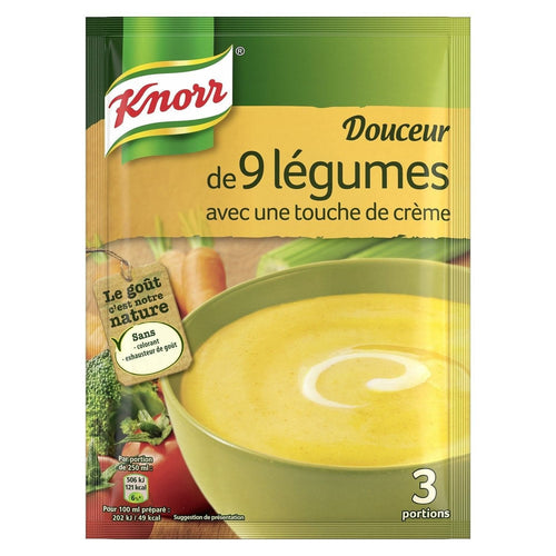 Knorr Soupe deshydratee douceur de 9 legumes 84 g