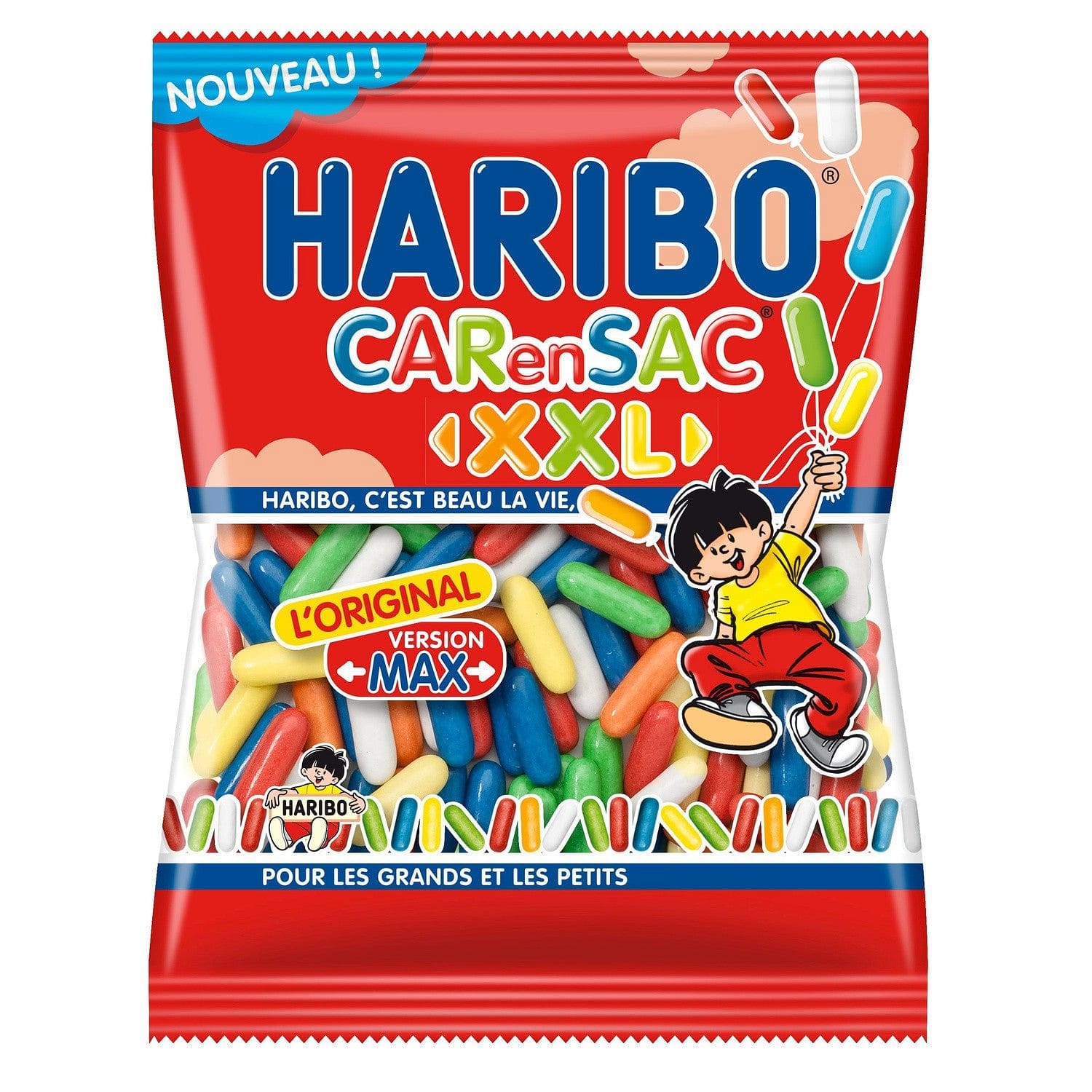 Haribo Carensac max and fresh sachet de 1 kilo - Bonbon Haribo, bonbon au  kilo ou en vrac - Bonbix