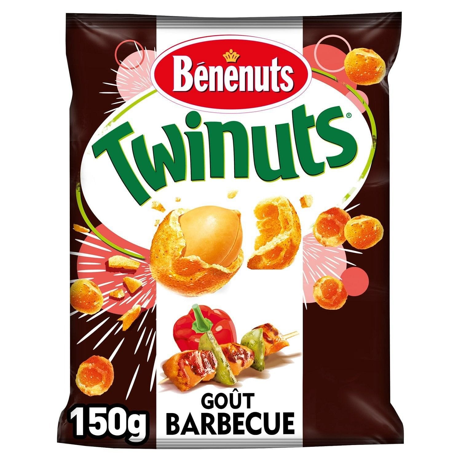 Cacahuètes enrobées 🥜 saveur barbecue Twinuts maintenant disponibles en  livraison 🤗! Commandez sur  By Bringme.sn