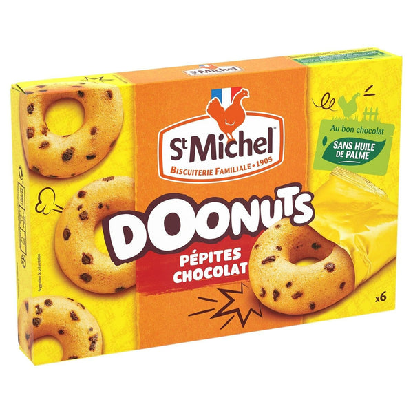 St Michel Doonuts Gateaux Pepites De Chocolat La Boite De 6 180g Mon Panier Latin