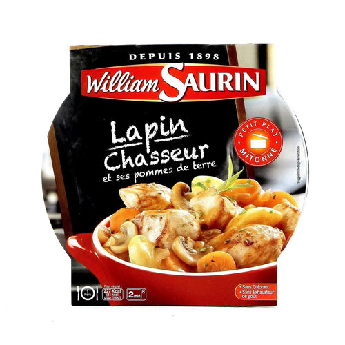 William Saurin Plat cuisine lapin chasseur/pommes de terre 280 g