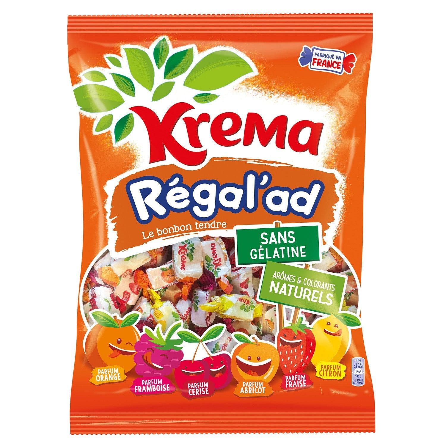 Bonbon Regalad Krema 2kg - Assortiment de bonbons Krema