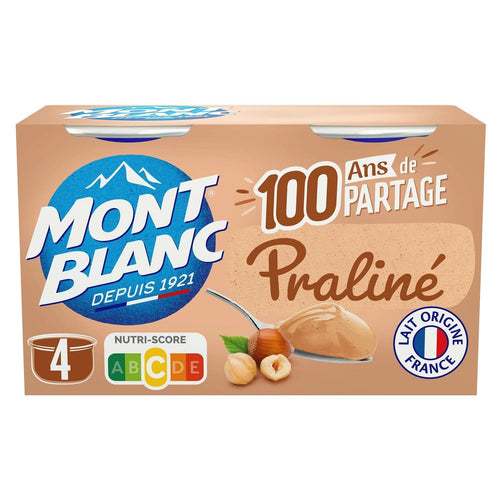 Mont Blanc Cremes dessert praline 4x125g