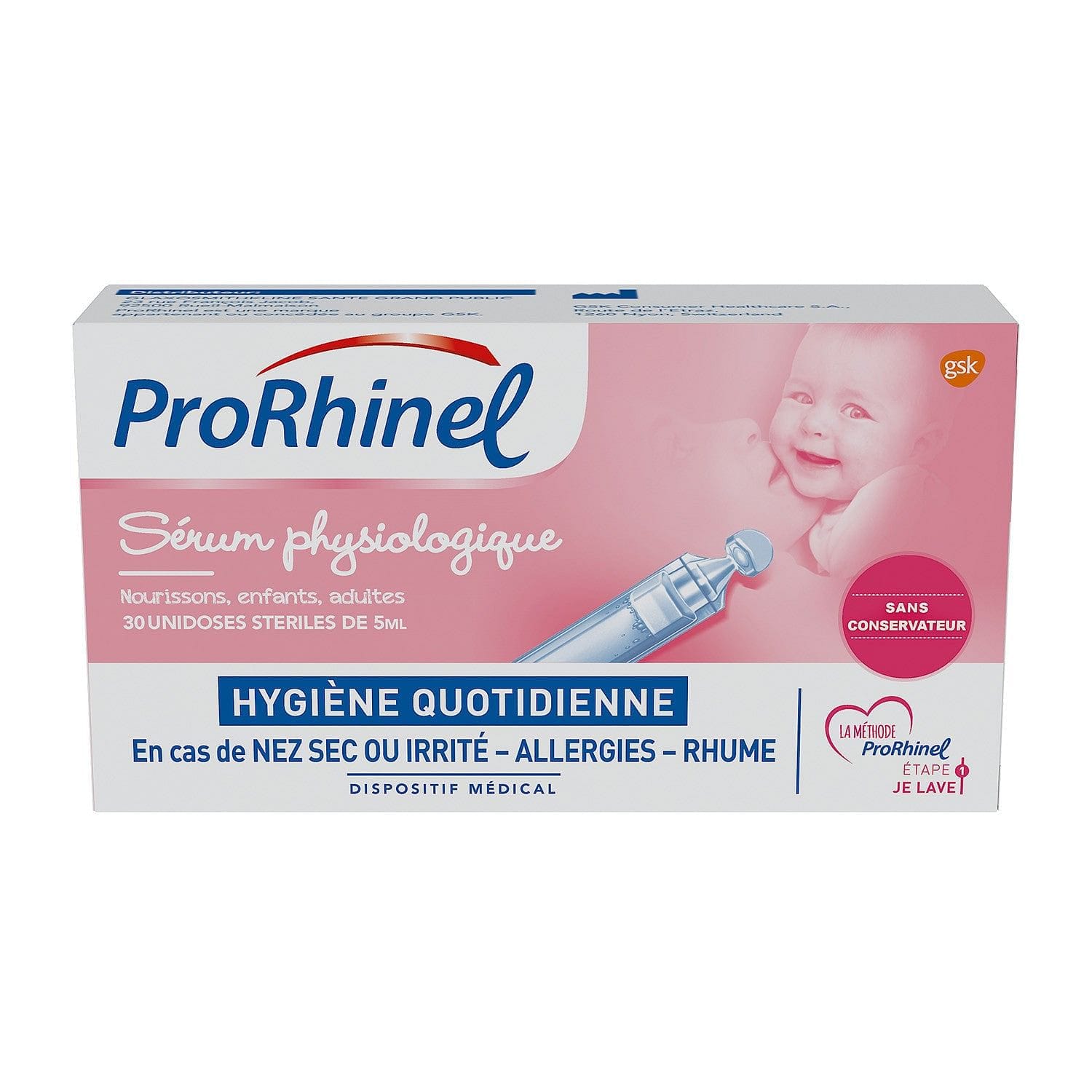 Physiodose Sérum Physiologique, 30 x 5 ml