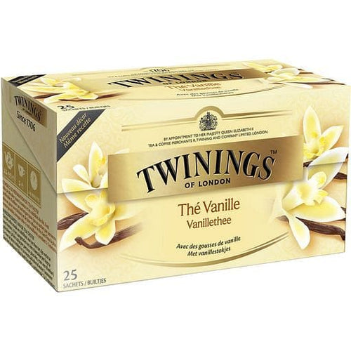 Twinings The noir vanille 25 sachets 50g