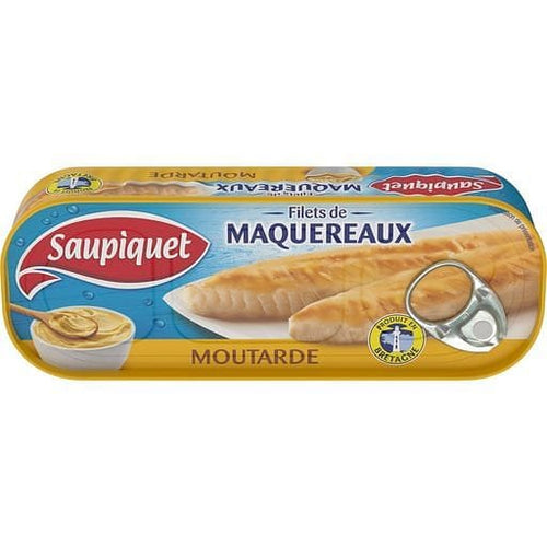 Saupiquet Filets de maquereaux a la moutarde 169g