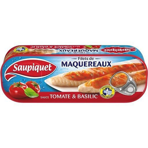 Saupiquet Filets de maquereaux Tomate basilic 169g